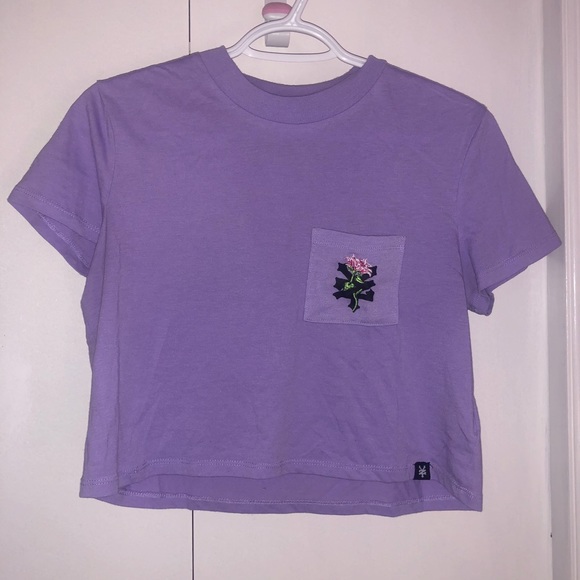 Zoo York Purple Crop Top - Picture 5 of 7
